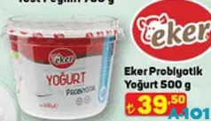EKER PROBİYOTİK YOĞURT 500 G
